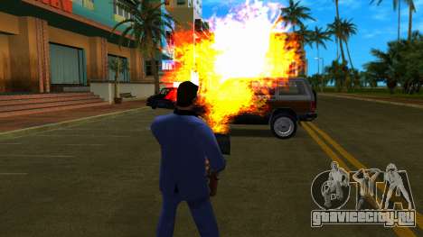 Новые эффекты огня, шрифта, крови для GTA Vice City