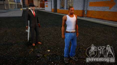 Телохранитель Хитман 47 для GTA San Andreas
