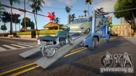 Attach Vehicle (grudar carros no Packer etc) для GTA San Andreas