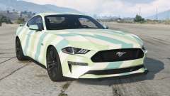 Ford Mustang GT Green White для GTA 5
