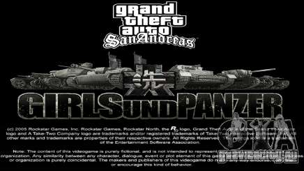 Girls Und Panzer Loadscreen для GTA San Andreas