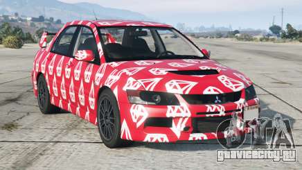 Mitsubishi Lancer Evolution IX Crayola Red для GTA 5