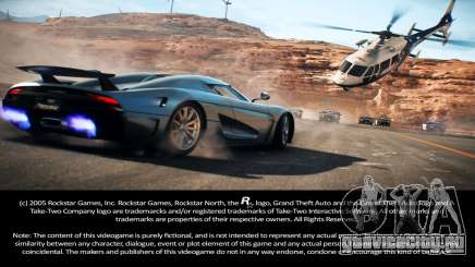 Need For Speed Payback Loading Screens для GTA San Andreas