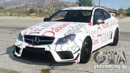 Mercedes-Benz C 63 AMG White Smoke для GTA 5