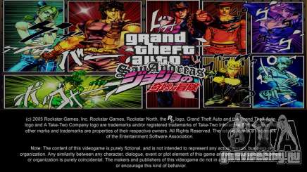 JoJos Bizarre Adventure Loading screen для GTA San Andreas