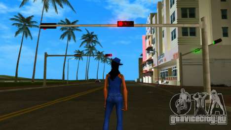 Texan Girl White для GTA Vice City