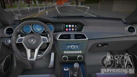 Mercedes-Benz C63 W204 Diamond Spoiler для GTA San Andreas