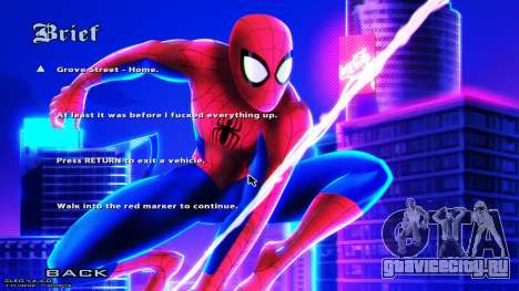 Spider-Man 616 Background для GTA San Andreas