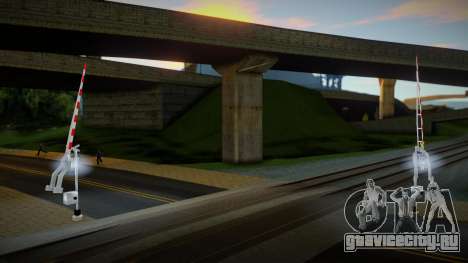 Railroad Crossing Mod Czech v16 для GTA San Andreas