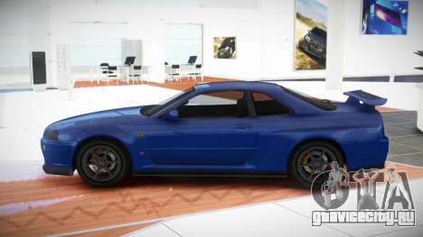 Nissan Skyline R34 MR V1.2 для GTA 4