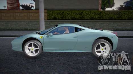 2010 Ferrari 458 Italia v1.0 для GTA San Andreas