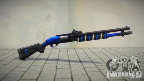 Blue Chromegun Toxic Dragon by sHePard для GTA San Andreas
