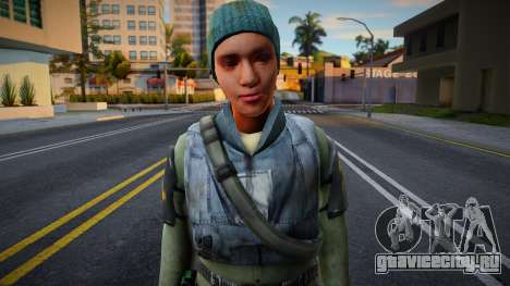 Half-Life 2 Rebels Female v3 для GTA San Andreas