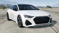 Audi RS 7 Sportback Azureish White для GTA 5