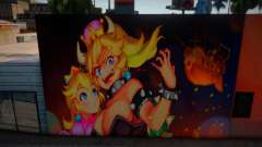 Mural Peach для GTA San Andreas