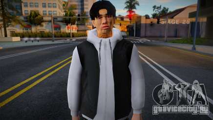 Парень в худи и жилетке для GTA San Andreas