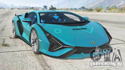 Lamborghini Sian Bondi Blue для GTA 5
