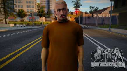 Brown Tshirt Gangsta для GTA San Andreas