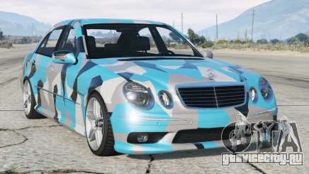 Mercedes-Benz E 55 AMG (W211) Dark Turquoise [Replace] для GTA 5