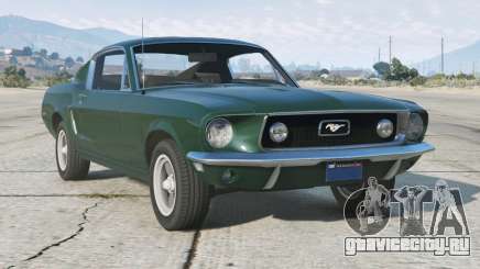 Ford Mustang Fastback 1968 Rich Black [Replace] для GTA 5