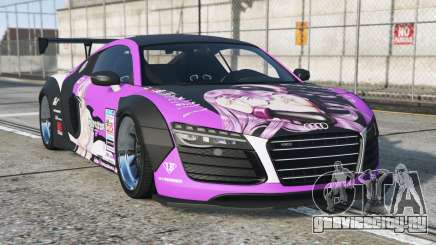 Audi R8 V10 Liberty Walk Fuchsia Pink [Replace] для GTA 5
