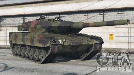 Leopard 2A6 Rifle Green [Replace] для GTA 5