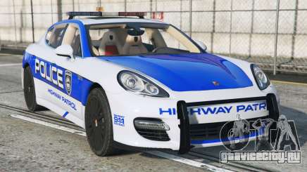 Porsche Panamera Turbo Police Hot Pursuit [Add-On] для GTA 5