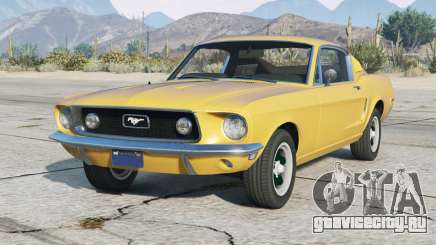 Ford Mustang Fastback 1968 Naples Yellow [Add-On] для GTA 5
