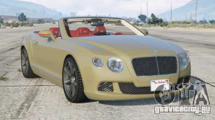 Bentley Continental GT Convertible 2011 Misty Moss [Add-On] для GTA 5