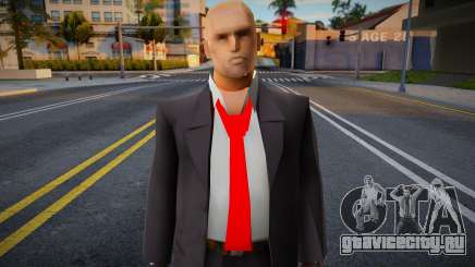 Skin Agent 47 Silverballer Of Hitman для GTA San Andreas