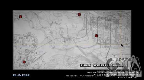 Бумажная карта на радаре для GTA San Andreas