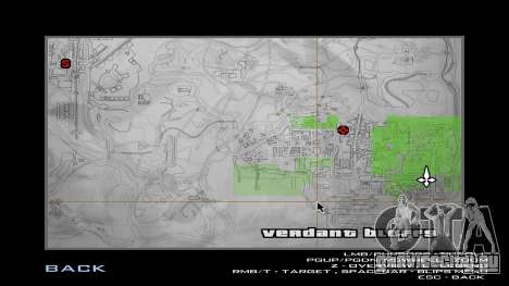 Бумажная карта на радаре для GTA San Andreas