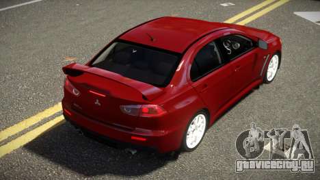 Mitsubishi Lancer Evo X SR V1.1 для GTA 4