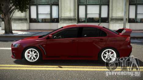 Mitsubishi Lancer Evo X SR V1.1 для GTA 4