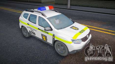 Dacia Duster Moldova Police для GTA San Andreas