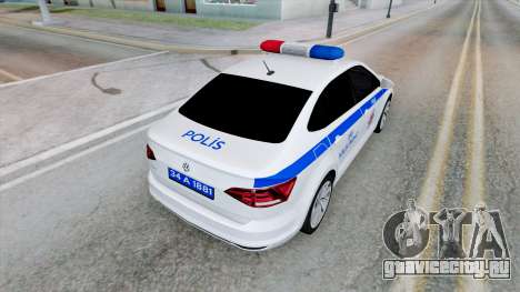 Volkswagen Polo Sedan Polis для GTA San Andreas
