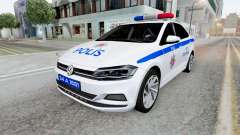 Volkswagen Polo Sedan Polis для GTA San Andreas